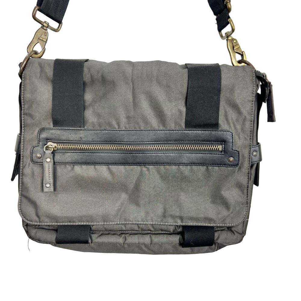 Calvin Klein Jeans grey green black crossbody messenger laptop shoulder bag